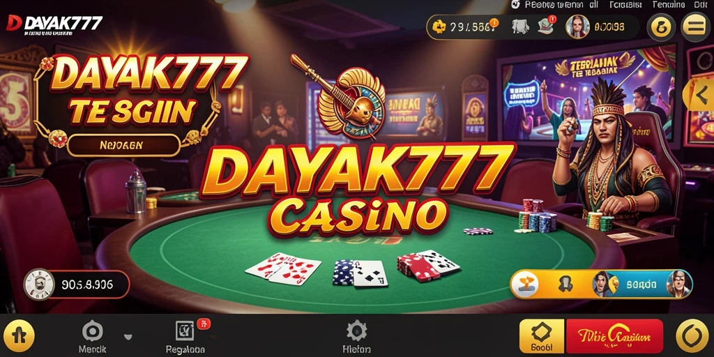 Tampilan gameplay menarik di Live Casino DAYAK777.