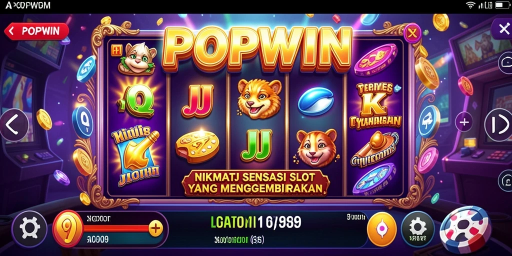 Gameplay menarik dari game Slot POPWIN dengan berbagai fitur bonus.