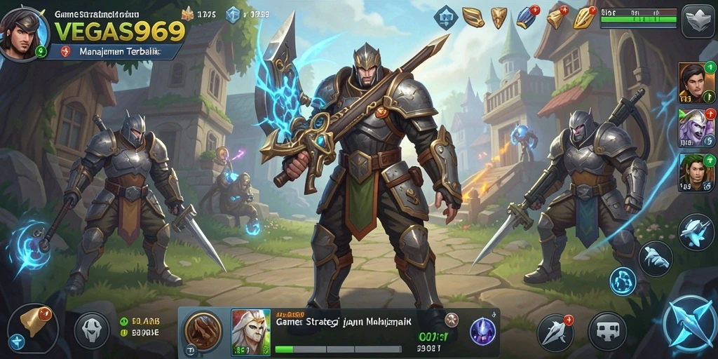 Tampilan gameplay menegangkan dari VEGAS969 dengan strategi cerdas.